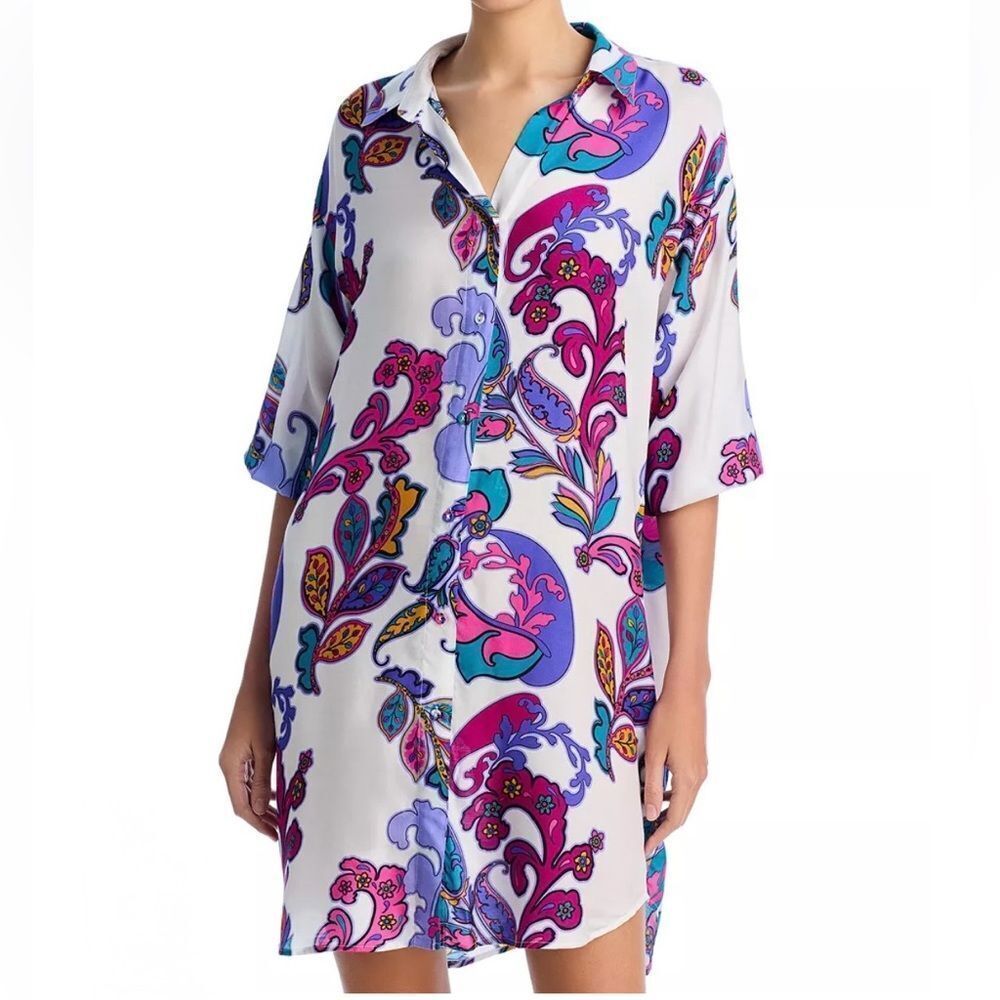 Johnny Was
Paisley Cover-Up Shirt